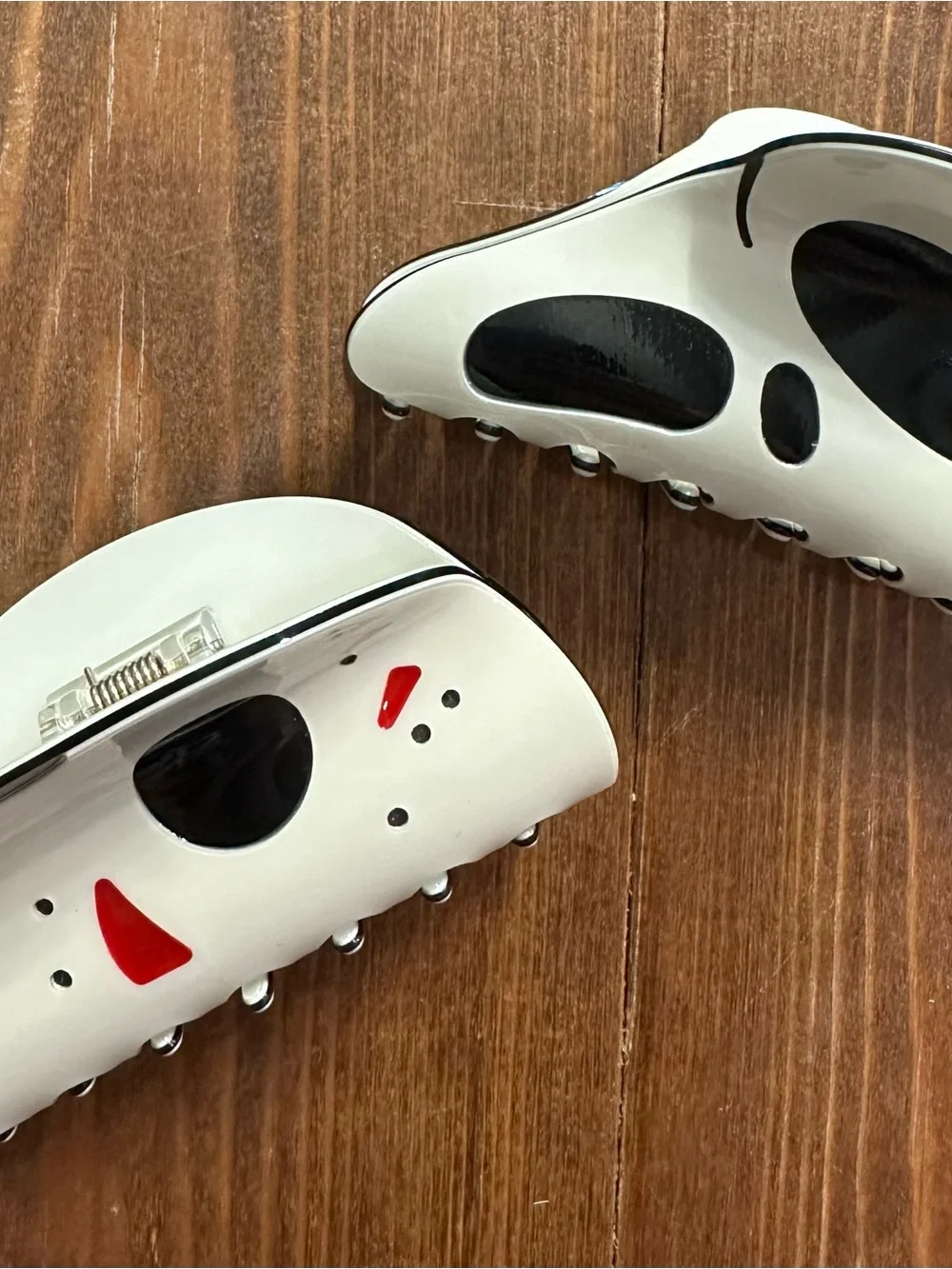 Ghost face & Jason Voorhees hair clips